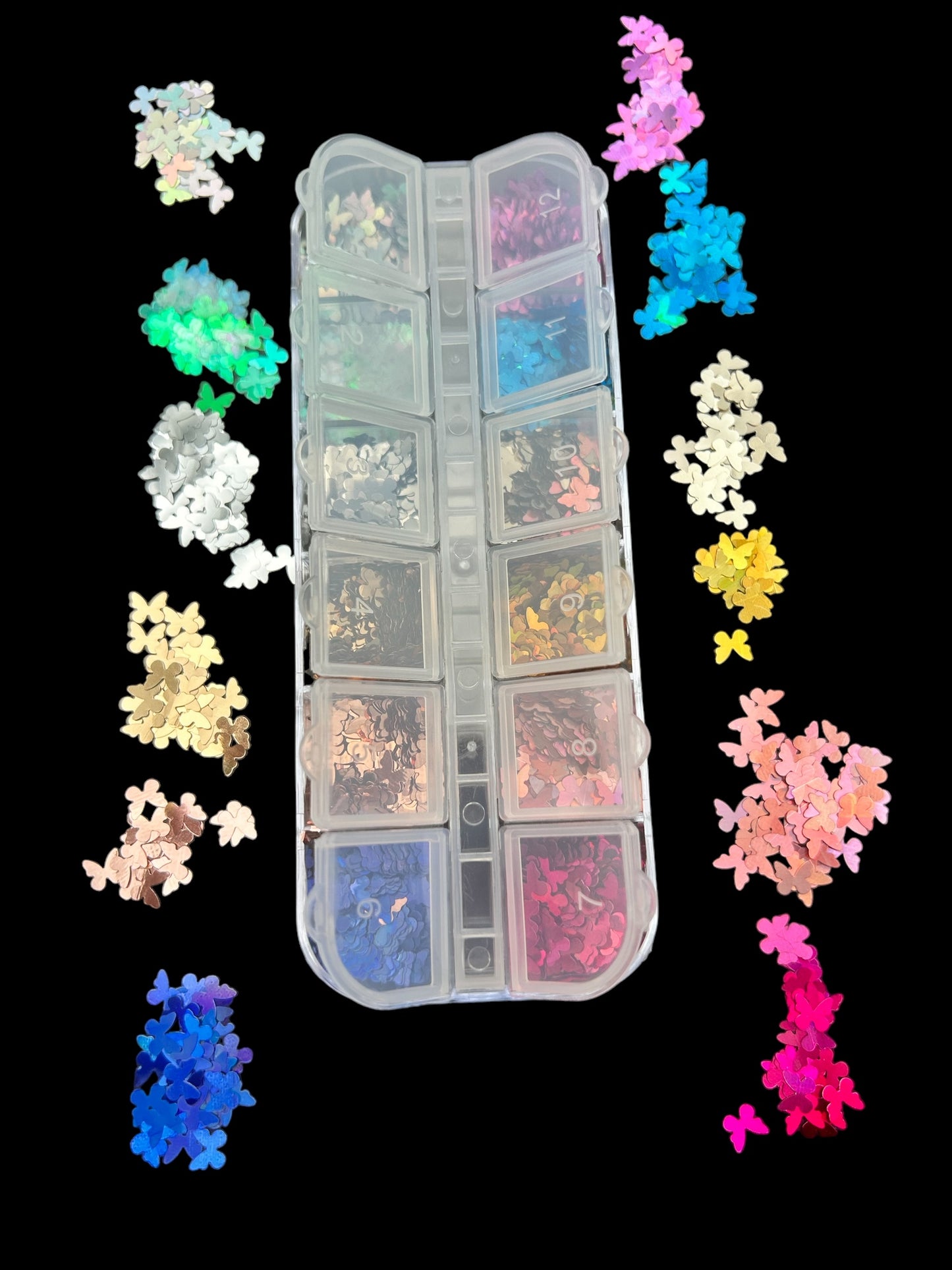 Lash Decals 6 Cube Containers