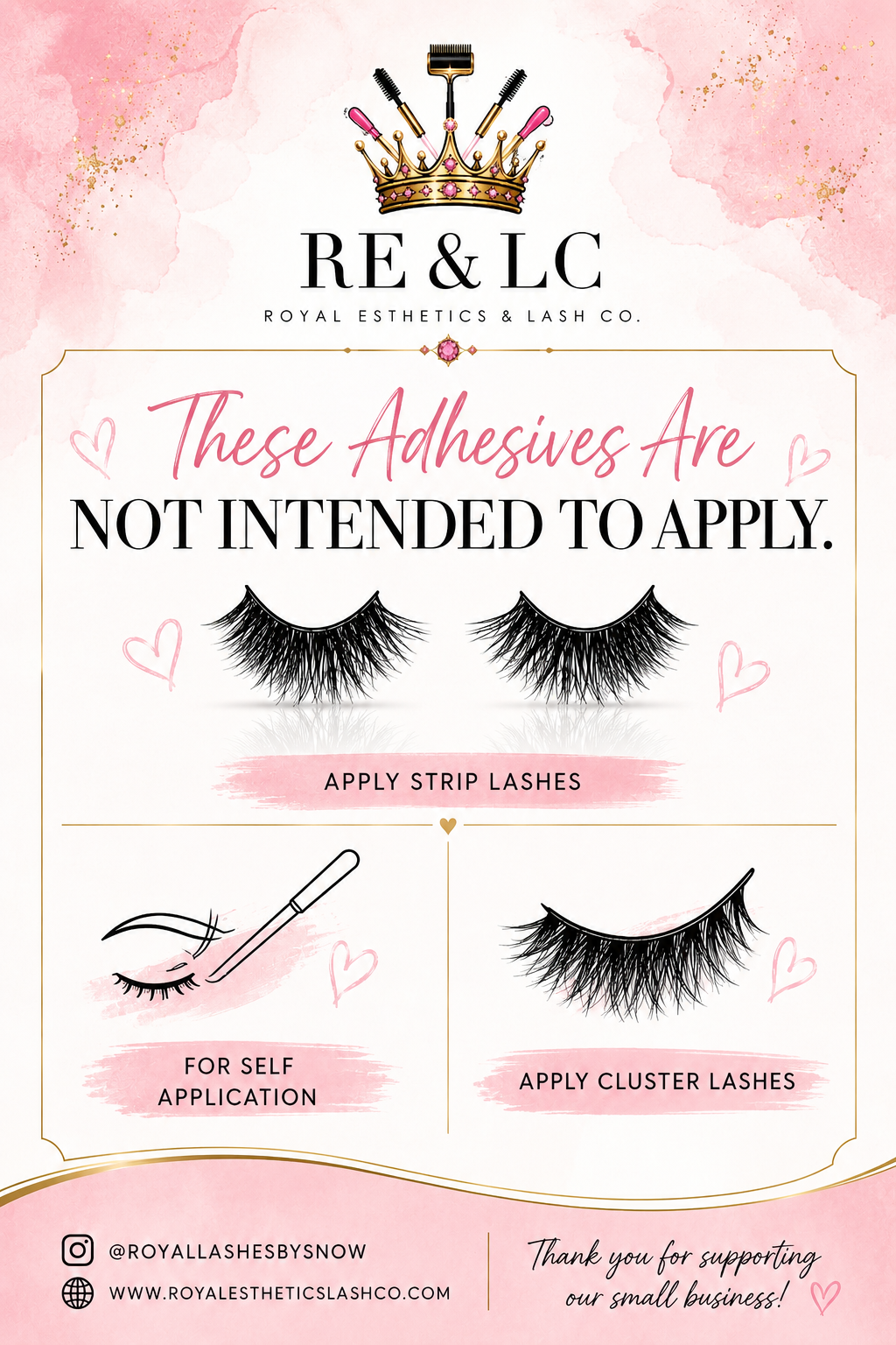 “No 1 Else” Clear Lash Adhesive