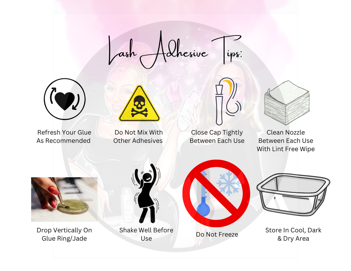 “Seductive” Black Adhesive