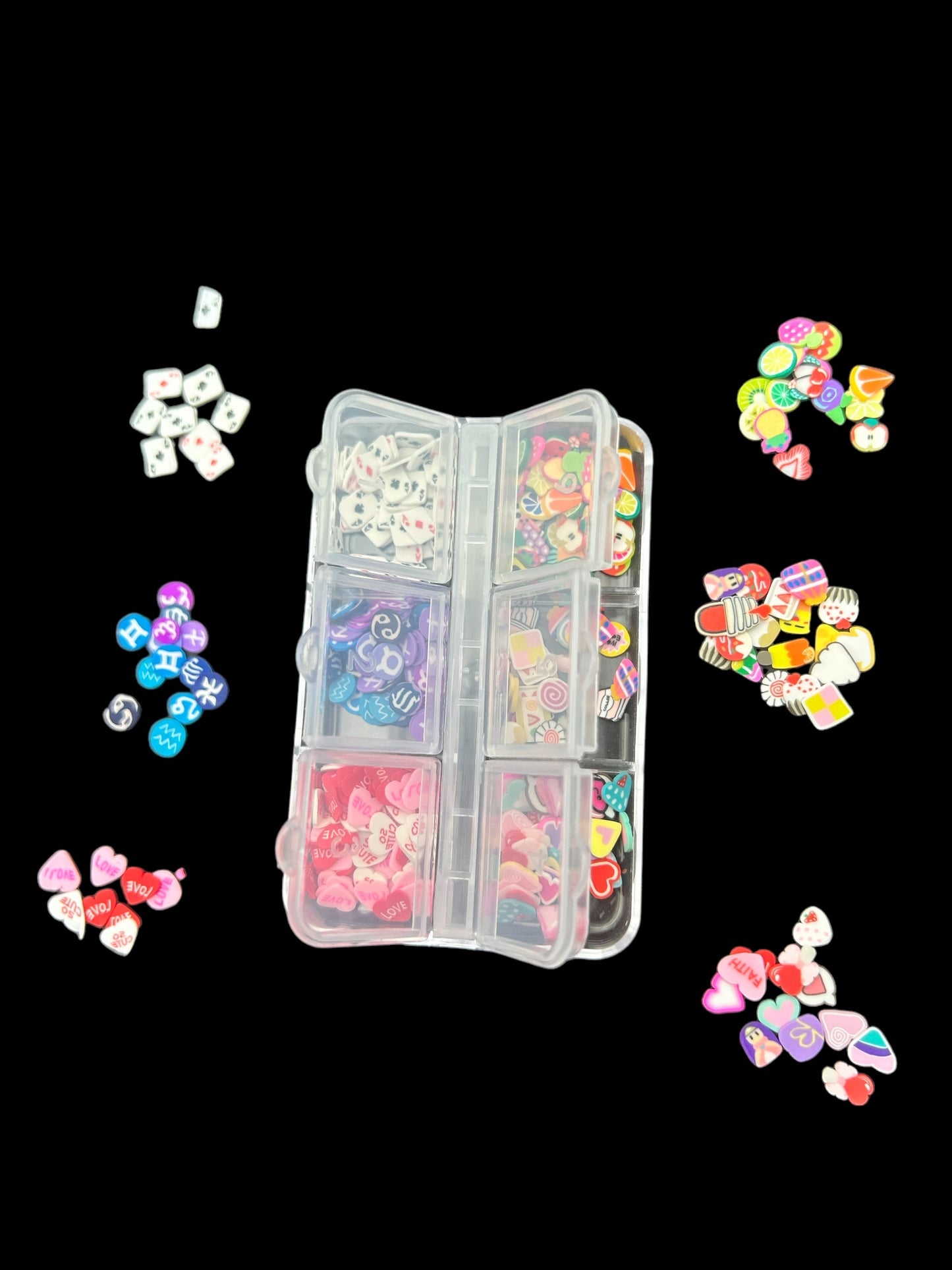 Lash Decals 6 Cube Containers
