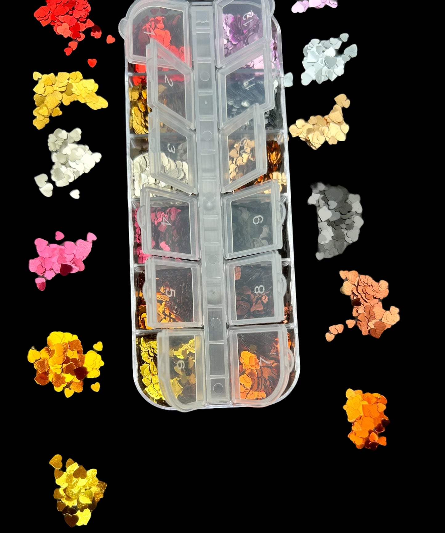Lash Decals 6 Cube Containers