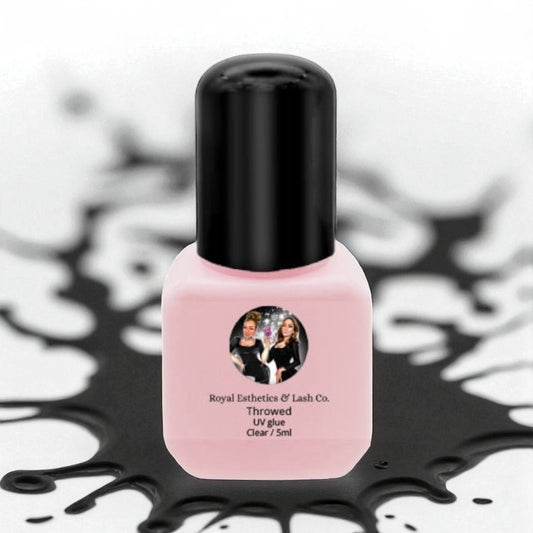 “Throwed” UV Adhesive