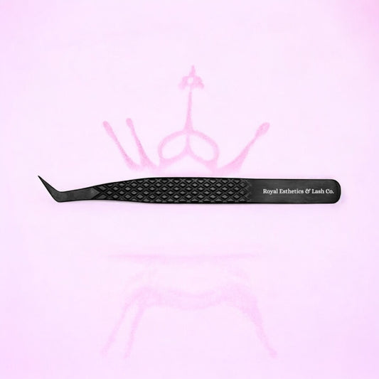 Fiber Tip Lash Extension Royalty Extra Curved Tweezer Collection BBD-03