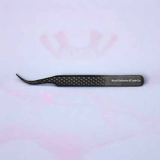 Fiber Tip Lash Extension Royalty Curved Tweezer Collection BB-D02