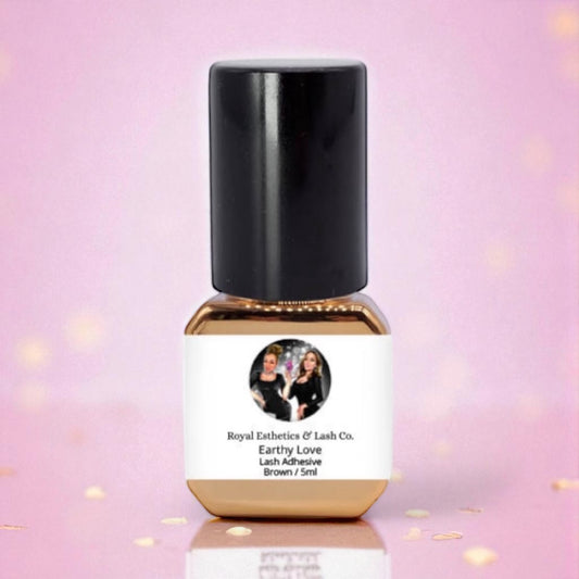 “Earthy Love” Clear Brown Adhesive