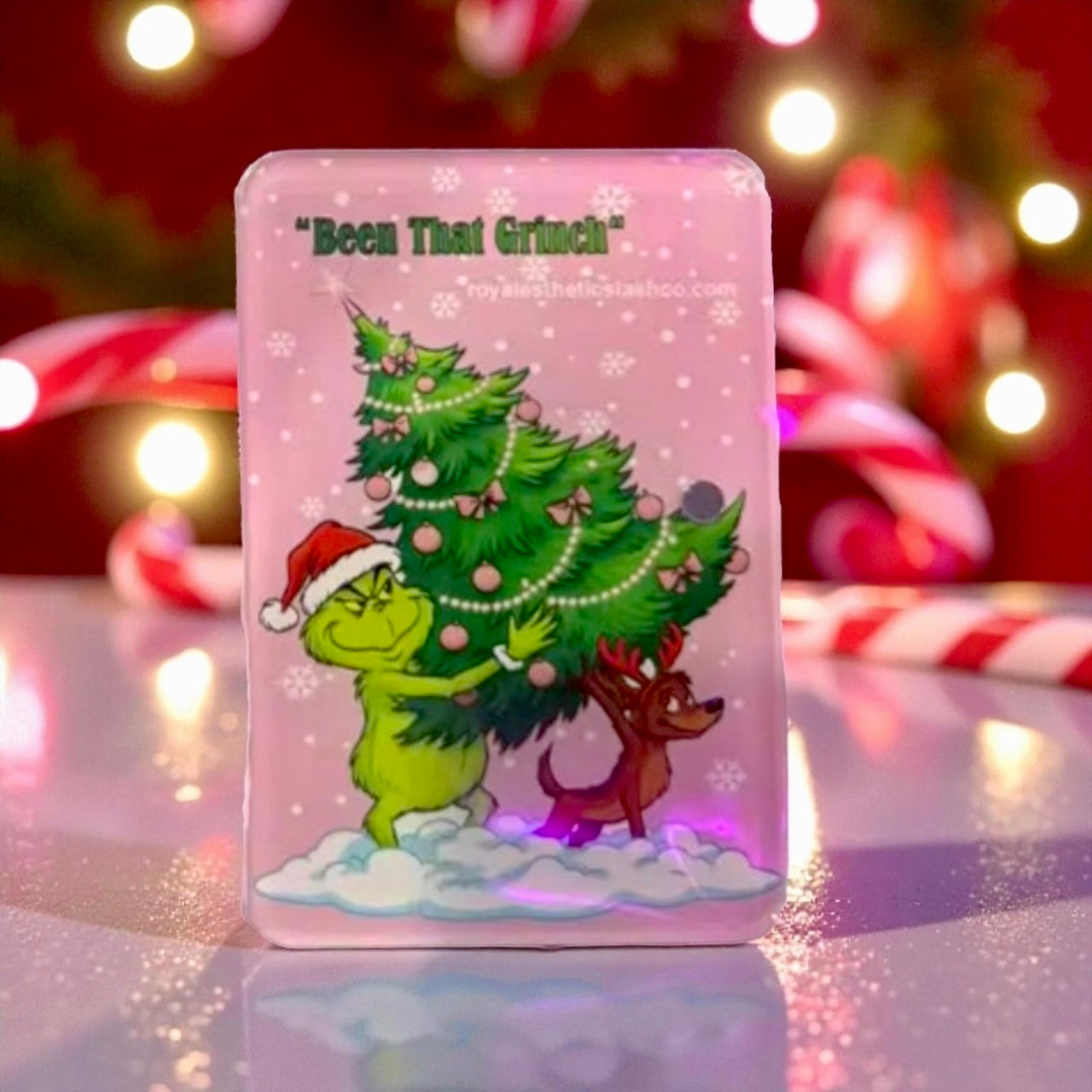 2025 Holiday Lash Tools Set – Limited Edition 2025 Boot Fiber Tip Tweezer + Tile Grinchmas “Been That Grinch”