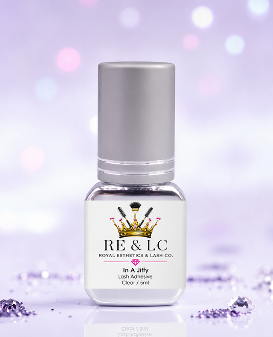 “In a Jiffy” Clear Adhesive