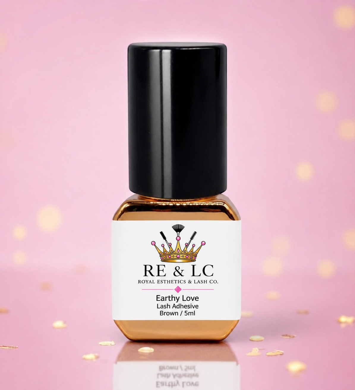 “Earthy Love” Clear Brown Adhesive