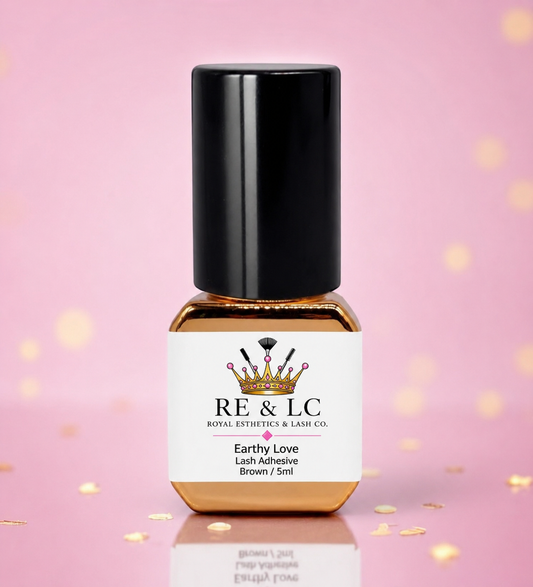 “Earthy Love” Clear Brown Adhesive