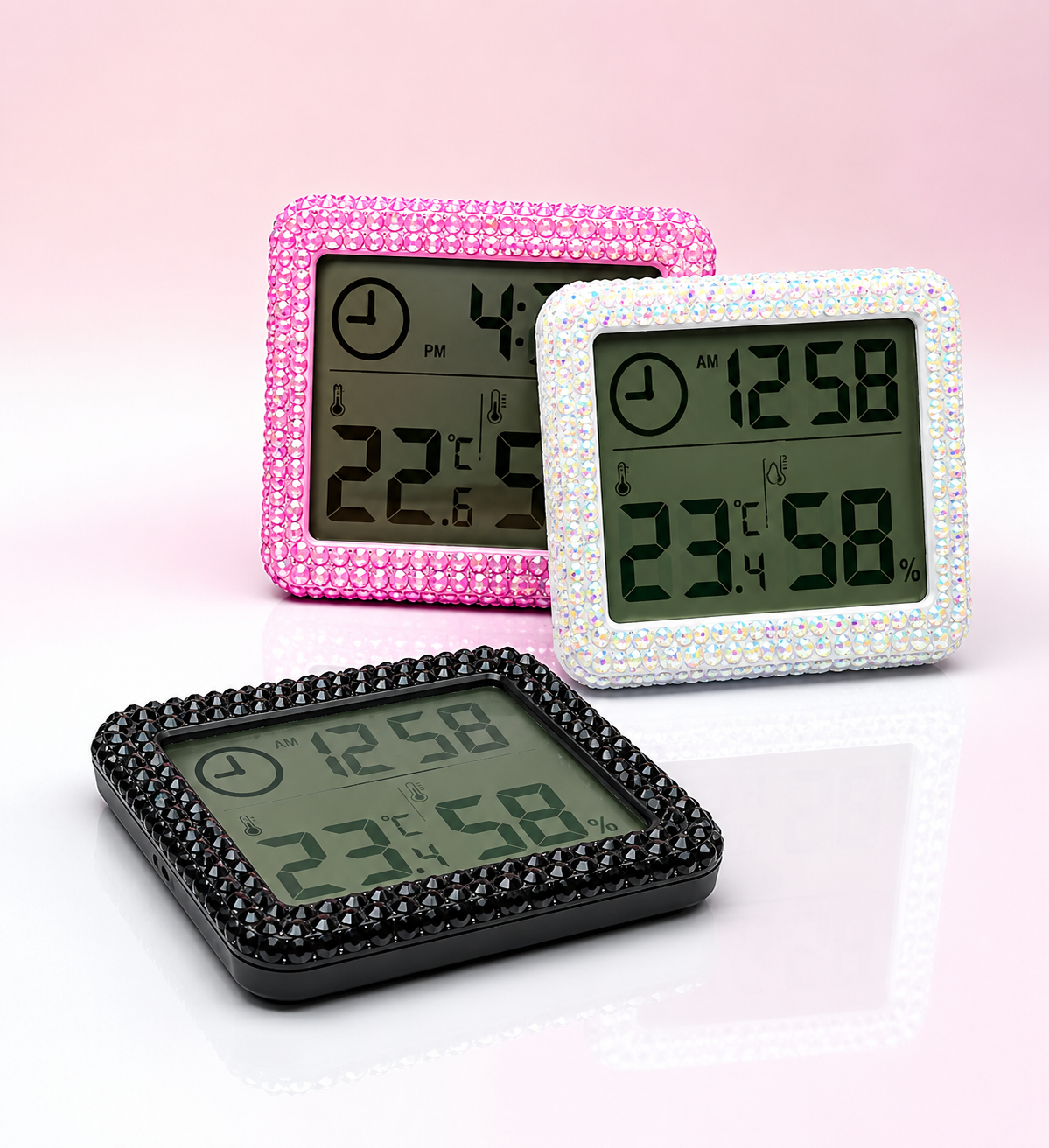 Royal Blinged Indoor Lash Room Hygrometer