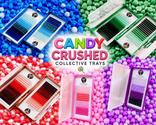 Candy Crushed Collective Color Lash Extensions | Colored Lash Trays 🍭