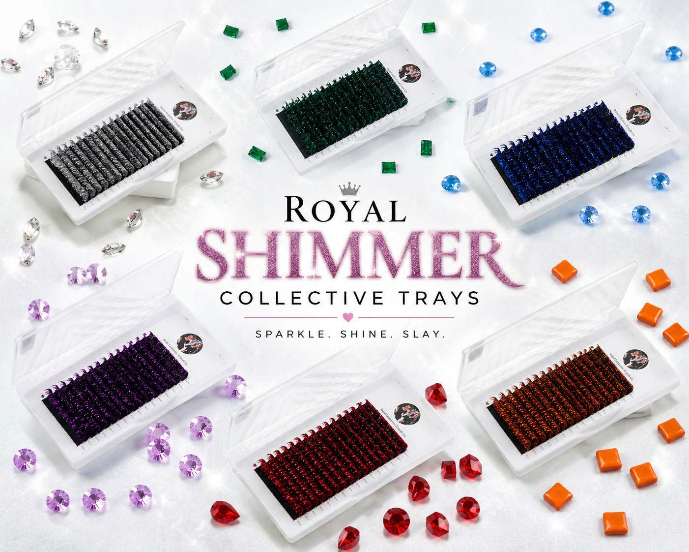 Royal Shimmer Collective Lash Trays ✨