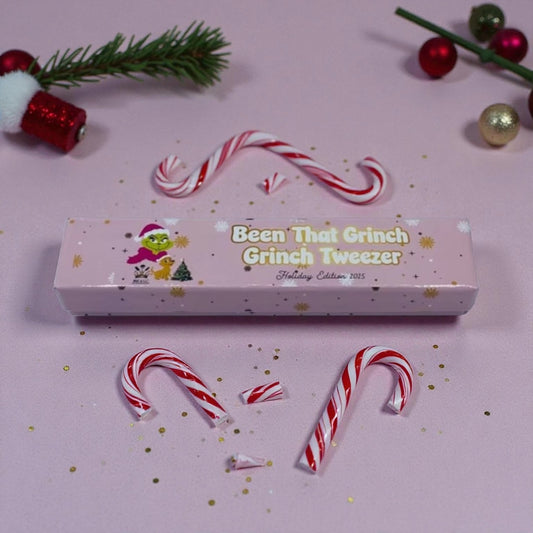 2025 Holiday Lash Tools Set – Limited Edition 2025 Boot Fiber Tip Tweezer + Tile Grinchmas “Been That Grinch”