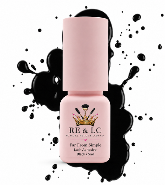 “Far From Simple” Black Adhesive